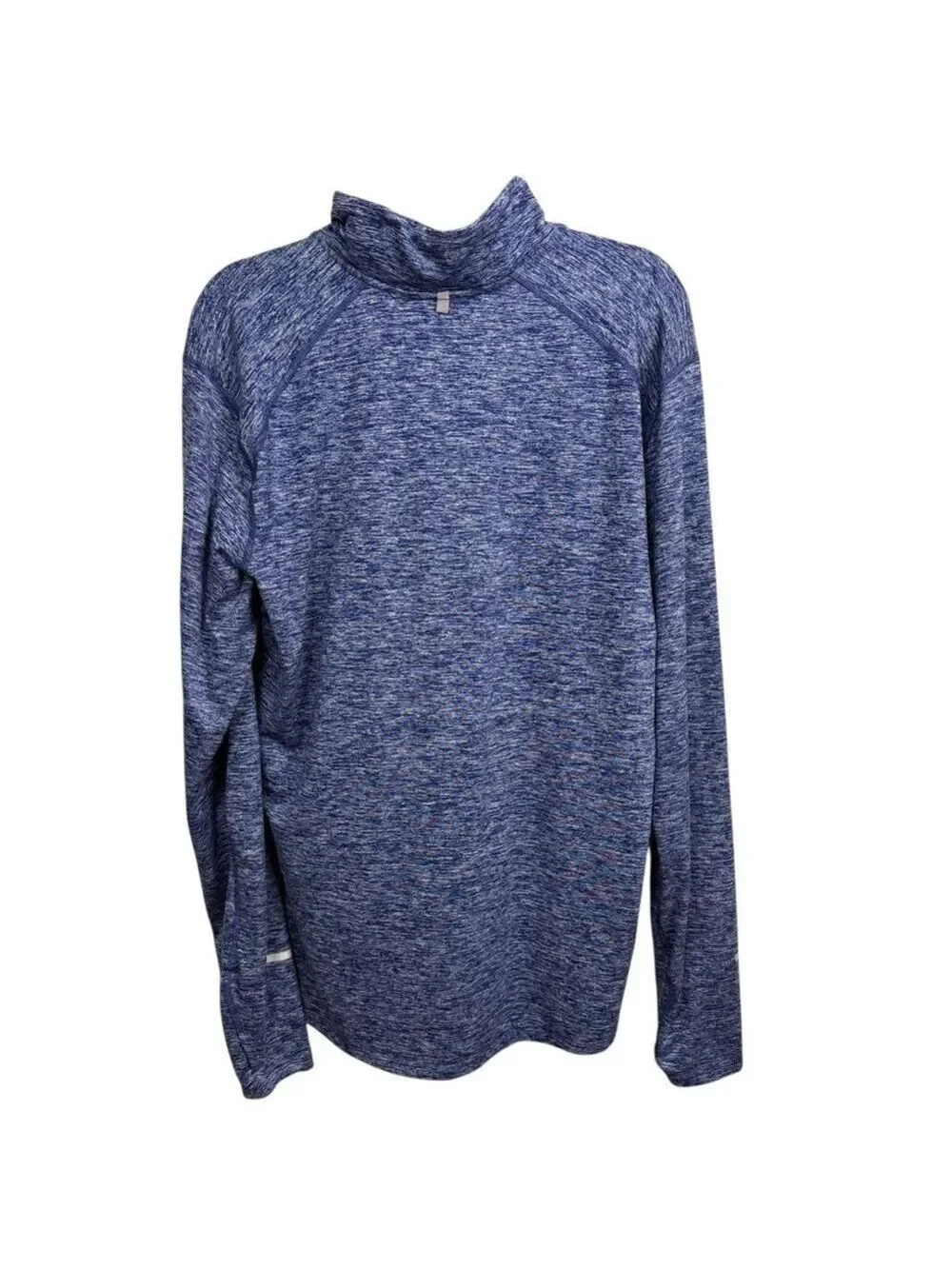 Nike Dri-Fit Blue Quarter Zip Long Sleeve Pullover Men's Large‎